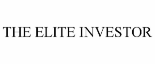 THE ELITE INVESTOR