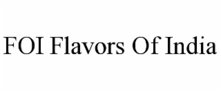 FOI FLAVORS OF INDIA