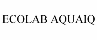 ECOLAB AQUAIQ