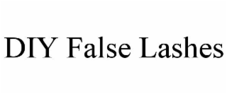 DIY FALSE LASHES