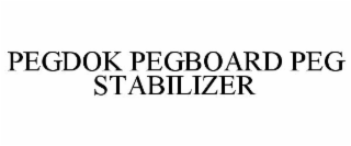 PEGDOK PEGBOARD PEG STABILIZER