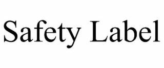 SAFETY LABEL