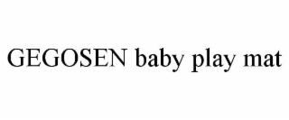 GEGOSEN BABY PLAY MAT