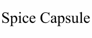 SPICE CAPSULE