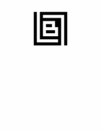 A STYLIZED LETTER B.