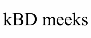 KBD MEEKS