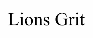 LIONS GRIT