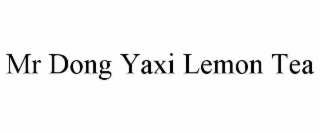 MR DONG YAXI LEMON TEA