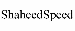 SHAHEEDSPEED