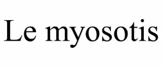 LE MYOSOTIS