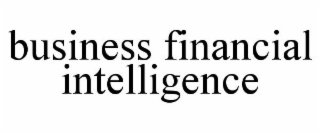 BUSINESS FINANCIAL INTELLIGENCE