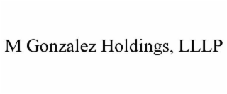 M GONZALEZ HOLDINGS, LLLP