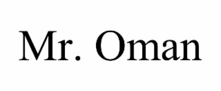 MR. OMAN