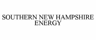 SOUTHERN NEW HAMPSHIRE ENERGY