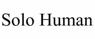 SOLO HUMAN