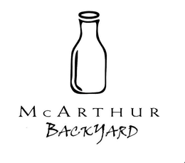 MCARTHUR BACKYARD