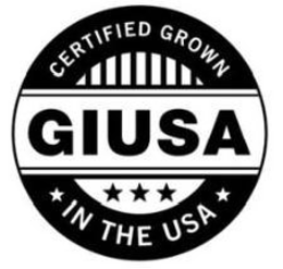 GIUSA CERTIFIED GROWN IN THE USA