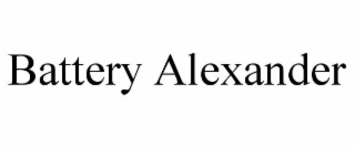 BATTERY ALEXANDER