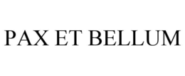 PAX ET BELLUM