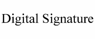 DIGITAL SIGNATURE