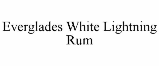 EVERGLADES WHITE LIGHTNING RUM