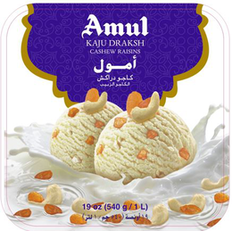 AMUL KAJU DRAKSH CASHEW RAISINS 19 OZ (540 9/1L)