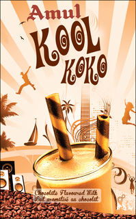 AMUL KOKO KOOL CHOCOLATE FLAVOURED MILK LAIT AROMATISÉ AU CHOCOLAT