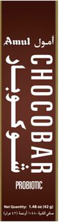 AMUL CHOCOBAR PROBIOTIC NET QUANTITY: 1.48 OZ (42 G)