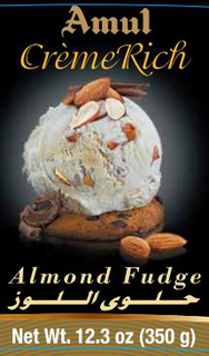 AMUL CRÈMERICH ALMOND FUDGE NET WT. 12.3 OZ (350 G)