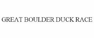 GREAT BOULDER DUCK RACE