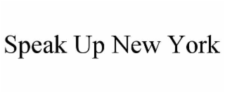 SPEAK UP NEW YORK