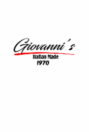 GIOVANNI'S ITALIAN MADE 1970