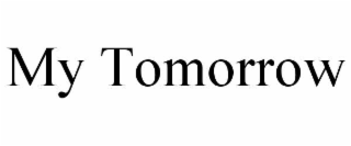MY TOMORROW