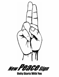 NEW PEACE SIGN UNITY STARTS WITH YOU