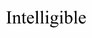 INTELLIGIBLE