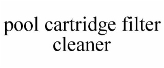 POOL CARTRIDGE FILTER CLEANER