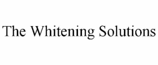 THE WHITENING SOLUTIONS