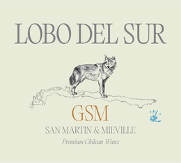 LOBO DEL SUR GSM SAN MARTIN & MIEVILLE GSM PREMIUM CHILEAN WINES