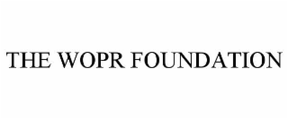 THE WOPR FOUNDATION