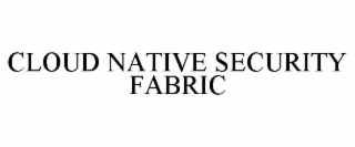 CLOUD NATIVE SECURITY FABRIC