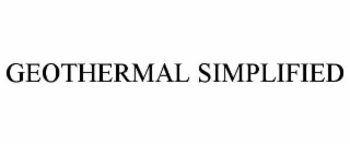 GEOTHERMAL SIMPLIFIED