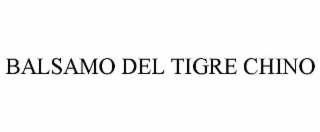 BALSAMO DEL TIGRE CHINO