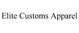 ELITE CUSTOMS APPAREL