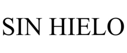 SIN HIELO
