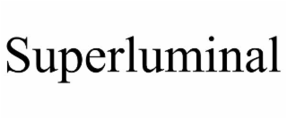 SUPERLUMINAL