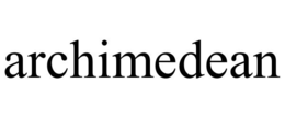 ARCHIMEDEAN