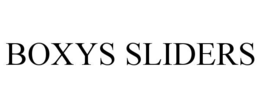 BOXYS SLIDERS