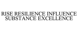 RISE RESILIENCE INFLUENCE SUBSTANCE EXCELLENCE