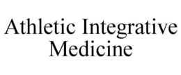 ATHLETIC INTEGRATIVE MEDICINE