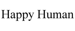 HAPPY HUMAN